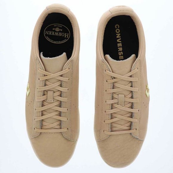 NIB $140 Converse X Horween  Pro Leather Ox Hazelnut 168852C US Mens 9/9.5/10 - Picture 9 of 12